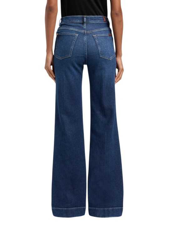 JEANS MODERN DOJO LARGE REVER BAS DENIM BRUT DELAVE BLUE WIBE 7U330A91 Denim Strasbourg profil
