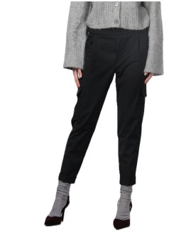 Pantalon cargo Jogger laine froide noir Mason's femme 4PNT3C3210 MTE174 014 boutique Strasbourg vêtement mode concept store shop