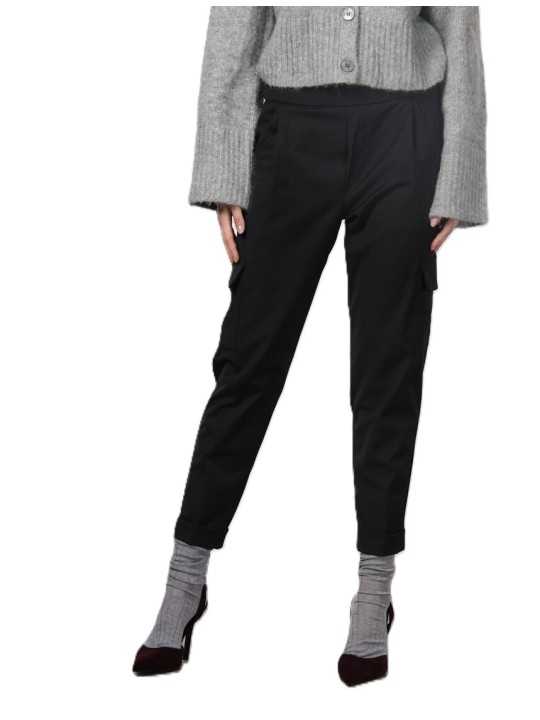 Pantalon cargo Jogger laine froide noir Mason's femme 4PNT3C3210 MTE174 014 boutique Strasbourg vêtement mode concept store shop