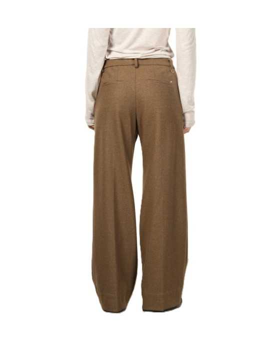 Pantalon jersey droit New York Studio taupe Mason's Femme 4PNT6R960 JERT404 051 boutique Strasbourg vêtement mode shop 2