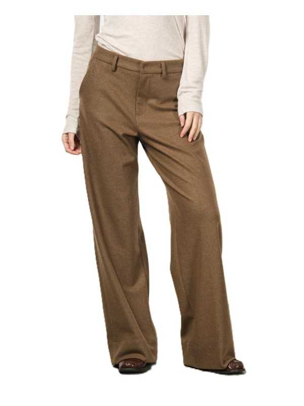 Pantalon jersey droit New York Studio taupe Mason's Femme 4PNT6R960 JERT404 051 boutique Strasbourg vêtement mode shop 1