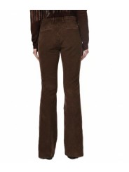 Pantalon flair mille raie velours choco Mason's Femme 4PNTD3R842 VB151 M315 boutique Strasbourg vêtement mode shop dos
