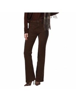 Pantalon flair mille raie velours choco Mason's Femme 4PNTD3R842 VB151 M315 boutique Strasbourg vêtement mode shop front
