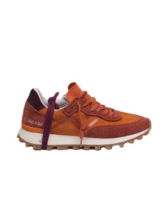 BASKETS VELOCE SUEDE ORANGE SPOILER BORDEAUX NO MAP SOCIETY FEMME NC5 WS110120 306 boutique Strasbourg shoes sneaker shop store