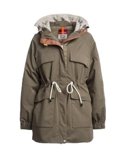 Doudoune parka taupe capuche laine greige Naruse Parajumpers PJS Femme PWJKBI32 B070 boutique vêtement mode store shop