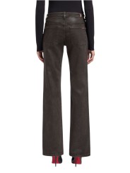 Jeans Calie droit ajusté toile enduite choco vintage Coating Brown 7 For All Mankind 7UC90H42 Seven boutique Strasbourg shop b