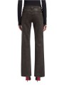 Jeans Calie droit ajusté toile enduite choco vintage Coating Brown 7 For All Mankind 7UC90H42 Seven boutique Strasbourg shop b