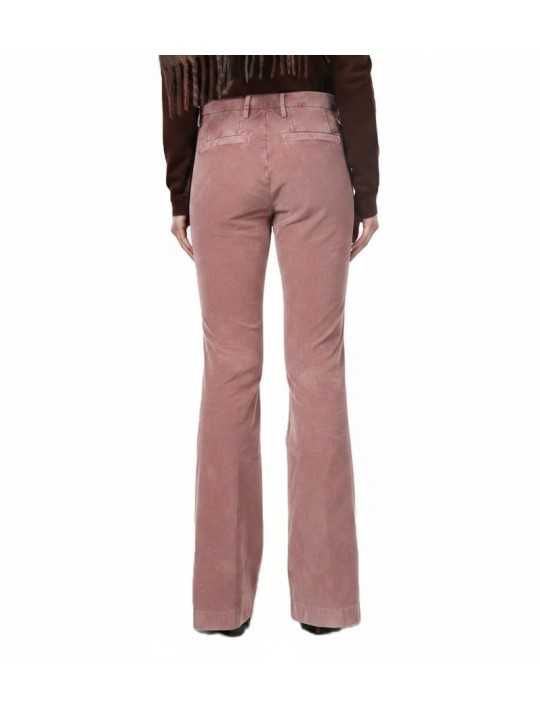Pantalon flair mille raie velours bois de rose Mason's Femme 4PNTD3R842 VB151 M334 boutique Strasbourg vêtement mode store dos