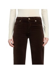JEANS LEGGY BOOTCUT VELOURS CHOCOLAT 7U4X1F35 VELVET BROWN