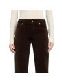 JEANS LEGGY BOOTCUT VELOURS CHOCOLAT 7U4X1F35 VELVET BROWN