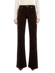 Jeans Leggy Bootcut velours chocolat velvet brown 7 For All Mankind femme 7U4X1F35 Seven boutique Strasbourg vêtement mode dvt