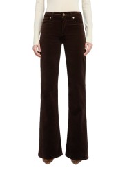 Jeans Leggy Bootcut velours chocolat velvet brown 7 For All Mankind femme 7U4X1F35 Seven boutique Strasbourg vêtement mode shop