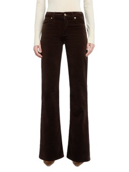 Jeans Leggy Bootcut velours chocolat velvet brown 7 For All Mankind femme 7U4X1F35 Seven boutique Strasbourg vêtement mode shop