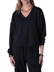 SWEAT OVERSIZE JERSEY PIMA ADELE NOIR ANONYME FEMME Strasbourg Concept store focus