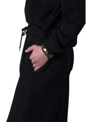 PANTALON JOGGING JERSEY PIMA NORA NOIR ANONYME FEMME Strasbourg Concept Store côté