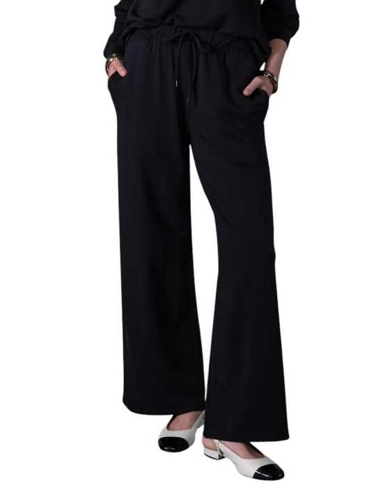 PANTALON JOGGING JERSEY PIMA NORA NOIR ANONYME FEMME Strasbourg Concept Store bas