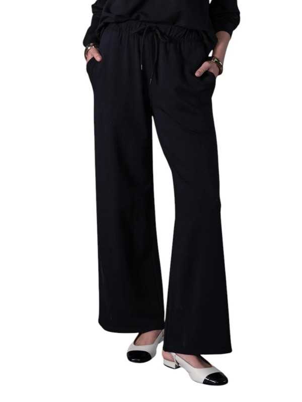 PANTALON JOGGING JERSEY PIMA NORA NOIR ANONYME FEMME Strasbourg Concept Store bas