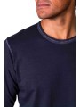 TSHIRT ARTHUR W ABYSSE BLEU MANCHES LONGUES COL ROND ANONYME HOMME Strasbourg Concept store col rond