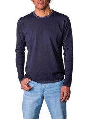 TSHIRT ARTHUR W ABYSSE BLEU MANCHES LONGUES COL ROND ANONYME HOMME Strasbourg Concept store FOCUS