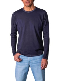 TSHIRT ARTHUR W ABYSSE BLEU MANCHES LONGUES COL ROND ANONYME HOMME Strasbourg Concept store FOCUS