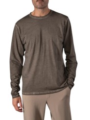 TSHIRT ARTHUR W CACAO MANCHES LONGUES COL ROND ANONYME HOMME Strasbourg Concept Store focus
