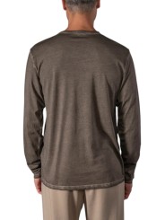 TSHIRT ARTHUR W CACAO MANCHES LONGUES COL ROND ANONYME HOMME Strasbourg Concept Store dos