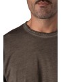 TSHIRT ARTHUR W CACAO MANCHES LONGUES COL ROND ANONYME HOMME Strasbourg Concept Store col rond