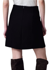 Jupe courte navy drap de laine Paul Smith Femme W1R 322S W11306 49 boutique Strasbourg vêtement mode style shop store front back
