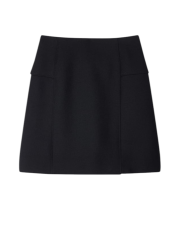 Jupe courte navy drap de laine Paul Smith Femme W1R 322S W11306 49 boutique Strasbourg vêtement mode style shop store flat