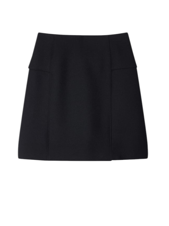 Jupe courte navy drap de laine Paul Smith Femme W1R 322S W11306 49 boutique Strasbourg vêtement mode style shop store flat