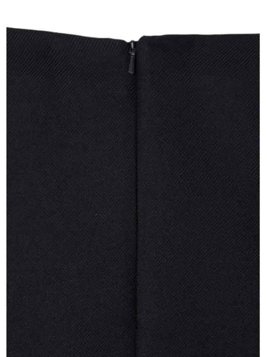 Jupe courte navy drap de laine Paul Smith Femme W1R 322S W11306 49 boutique Strasbourg vêtement mode style shop store détail