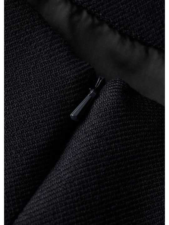 Jupe courte navy drap de laine Paul Smith Femme W1R 322S W11306 49 boutique Strasbourg vêtement mode style shop store détail2