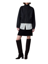 Jupe courte navy drap de laine Paul Smith Femme W1R 322S W11306 49 boutique Strasbourg vêtement mode style shop store style