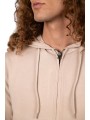 GILET CAPUCHE ZIPE KIM JERSEY PIMA DUNE ANONYM HOMME Strasbourg Concept Store col