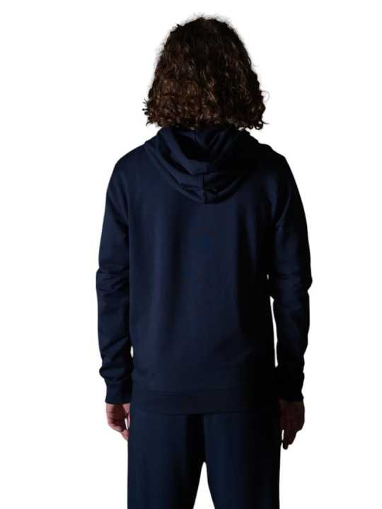 GILET CAPUCHE ZIPE KIM JERSEY PIMA MARINE ANONYME HOMME Strasbourg Concept Store dos