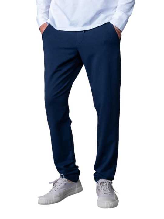 PANTALON ANTONIN JOGGING JERSEY PIMA MARINE ANONYME HOMME Strasbourg Concept Store face