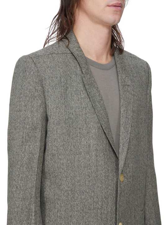 VESTE COSTUME CHINE NOIR VERT CLAIR CONCORDIAN JKT RU02F 4721 WBI 79 RICK OWENS homme boutique Strasbourg vêtement shop store z