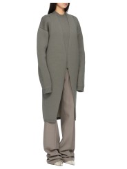 Gilet long bicolor Dust Naturel écru intérieur Cyclops Coat Rick Owens femme RP02F 5600 KWVD 3421 boutique Strasbourg vêtement 1