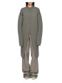 Gilet long bicolor Dust Naturel écru intérieur Cyclops Coat Rick Owens femme RP02F 5600 KWVD 3421 boutique Strasbourg vêtement 5
