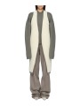 Gilet long bicolor Dust Naturel écru intérieur Cyclops Coat Rick Owens femme RP02F 5600 KWVD 3421 boutique Strasbourg vêtement R