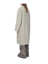 MANTEAU DROIT DARK PEARL BUTTONED BRAD COAT ALPAGA RU02F 4970 WPA 48 RICK OWENS homme boutique Strasbourg vêtement dos 2