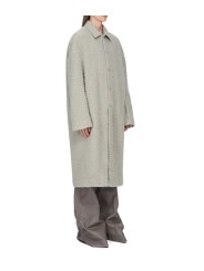 MANTEAU DROIT DARK PEARL BUTTONED BRAD COAT ALPAGA RU02F 4970 WPA 48 RICK OWENS homme boutique Strasbourg vêtement profil