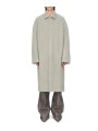 MANTEAU DROIT DARK PEARL BUTTONED BRAD COAT ALPAGA RU02F 4970 WPA 48 RICK OWENS homme boutique Strasbourg vêtement front 1
