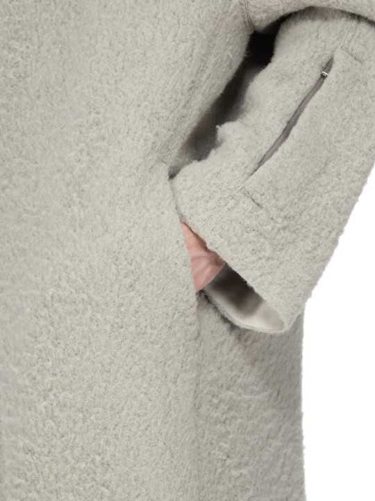 MANTEAU DROIT DARK PEARL BUTTONED BRAD COAT ALPAGA RU02F 4970 WPA 48 RICK OWENS homme boutique Strasbourg vêtement manche