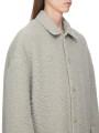 MANTEAU DROIT DARK PEARL BUTTONED BRAD COAT ALPAGA RU02F 4970 WPA 48 RICK OWENS homme boutique Strasbourg vêtement zoom1