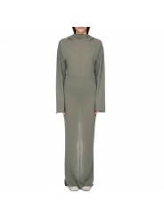 Robe longue maille fine capuche Dust Hooded Dress Rick Owens Femme RP02F 5649 M 34 boutique vêtement Strasbourg France store F