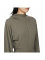 Robe longue maille fine capuche Dust Hooded Dress Rick Owens Femme RP02F 5649 M 34 boutique vêtement Strasbourg France store D