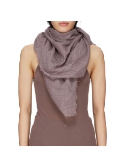 CHECH FOLLO MEGA 140 200 SOIE CACHEMIRE GRAPE RP02F 5460 SCAR 86 RICK OWENS boutique Strasbourg écharpe front