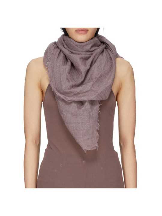 CHECH FOLLO MEGA 140 200 SOIE CACHEMIRE GRAPE RP02F 5460 SCAR 86 RICK OWENS boutique Strasbourg écharpe front