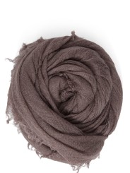 CHECH FOLLO MEGA 140 200 SOIE CACHEMIRE GRAPE RP02F 5460 SCAR 86 RICK OWENS boutique Strasbourg écharpe détail